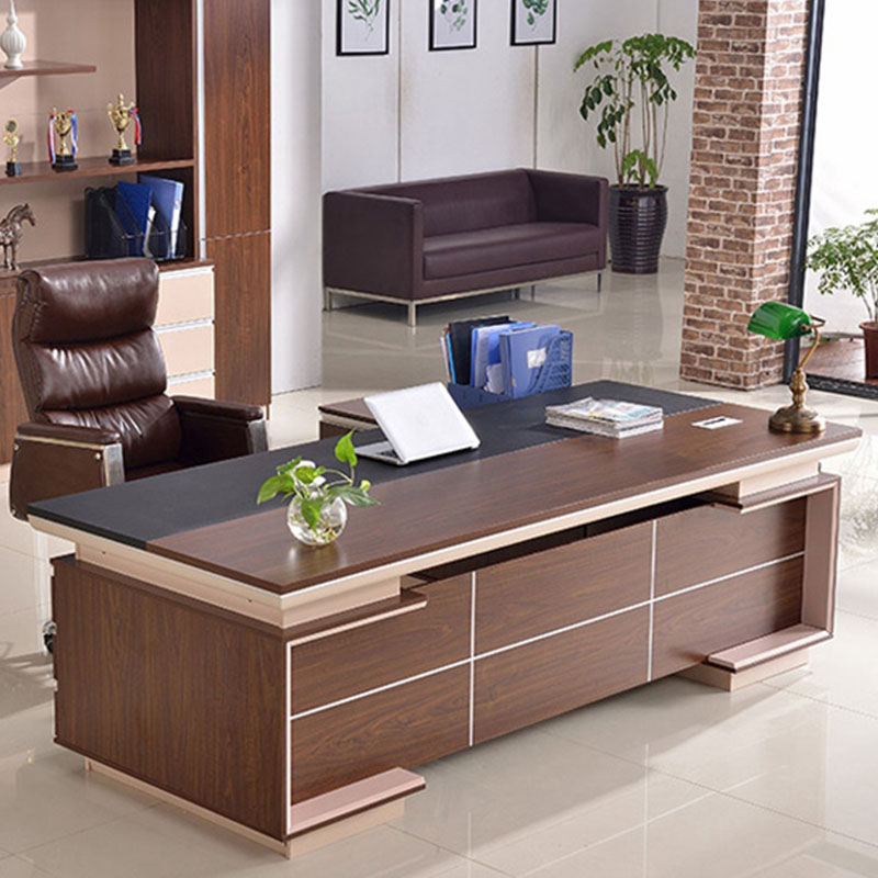 Modern Design CEO Executive Office Table Wooden Manager Work Desk Office Desk FK-1006