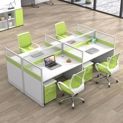 Simple Style Glass Call Center Modular Office Cubicles FK-2006