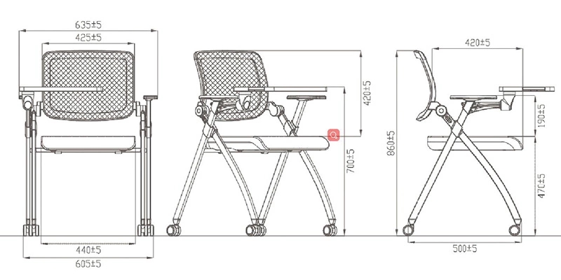 Frank Tech high end training chair bulk production for school-5
