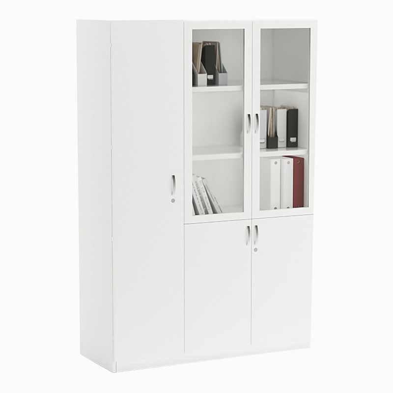 Full Height Modern Cupboard 12 Glass Door Office Filing Hanging Cabinet Filing & Storage Cabinet FK-FC01