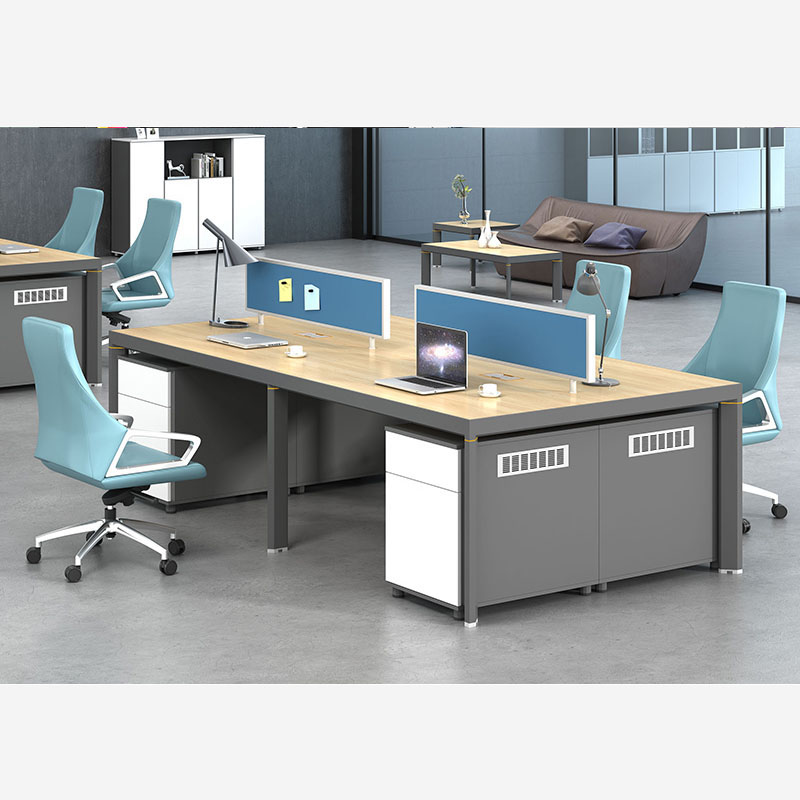 Commercial Office Furniture Office Workstation Office Staff Desk Office Partitions for 4 People EW-1260-4A