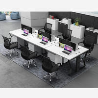 Contemporary Design Office Employee Office Computer Desk Workstation Open Space Workstation-WH2000