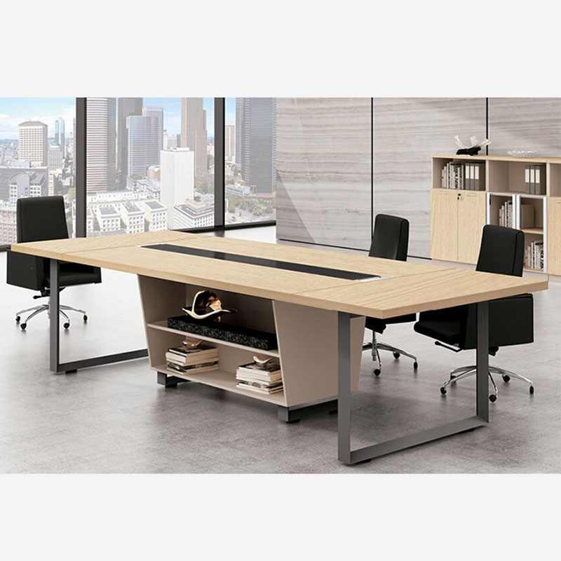10 person wooden office meeting room table rectangular conference office table FK-6002