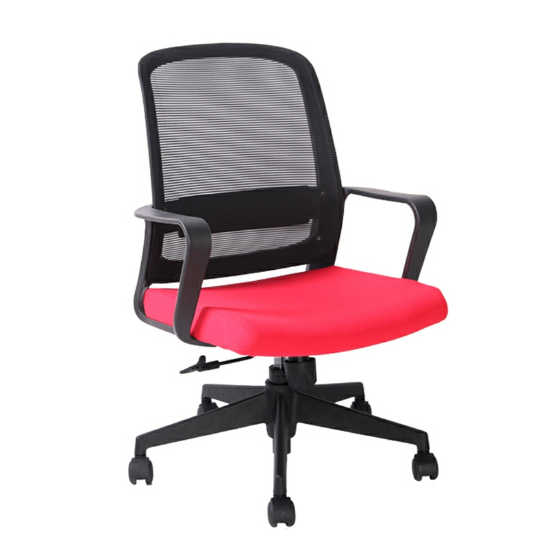 Fixed PP Armrest Office Clerk Computer Mesh Chair for Home and Office